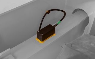 2. SENSORE DI FORZA PER DETERMINARE LA FLESSIONE DELL'ASSALE RUOTE DOVUTA AL CARICO 